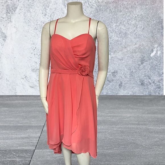 Unbranded Woman’s Coral Semi Formal Dress - Picture 1 of 4
